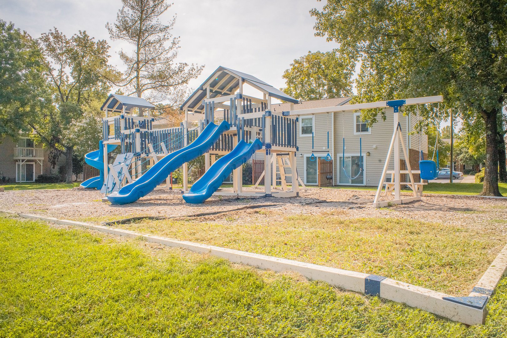 playground at Ashley Woods Apartments, located in the heart of Greensboro, North Carolina
